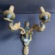 Pair of bronze wall lights – Empire style – Maison Lucien Gau