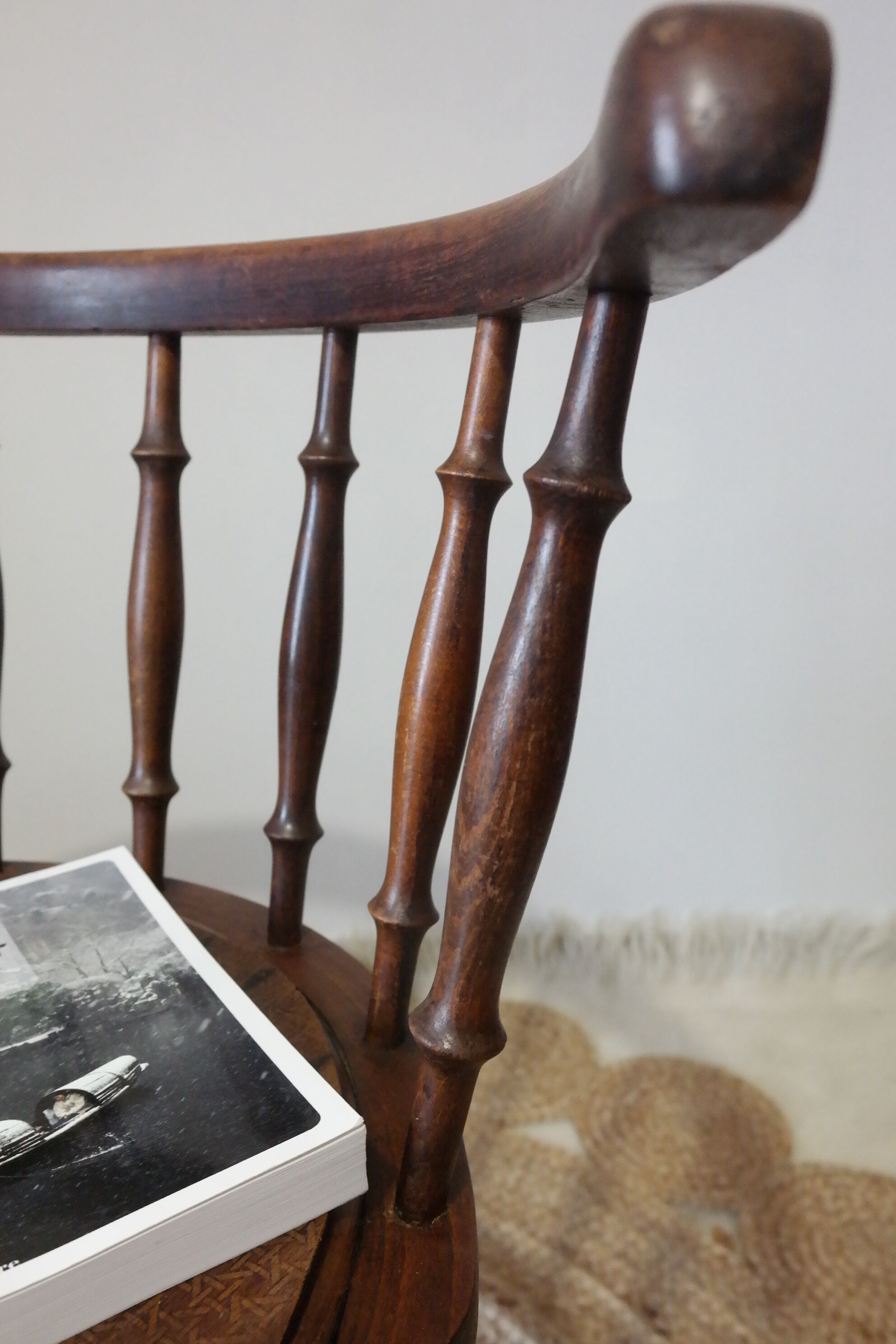 Wooden swivel office chair 20 years