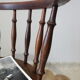 Fauteuil de bureau pivotant en bois années 20