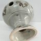 Three Saint-Uze ceramic tealight candle holders, early 20th century