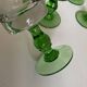 Set of 12 massive stemmed tumbler glasses 1960