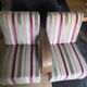 A pair of Art Deco armchairs in very good condition.