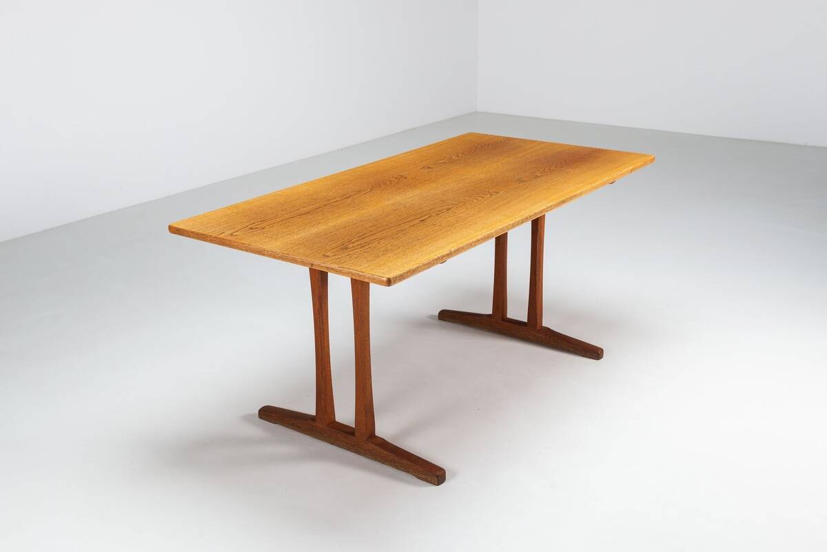 Borge Mogensen C18 Shaker dining table in oak, FDB Mobler, Denmark, 1947