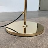 German Vintage Floor Lamp in Hollywood Regency Style in Brass by Florian Schulz