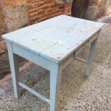 Small wooden farmhouse table