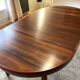 Extendable round table in solid teak and Rio rosewood – 1960s/70s