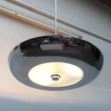 Mid-century Art Deco glass pendant light