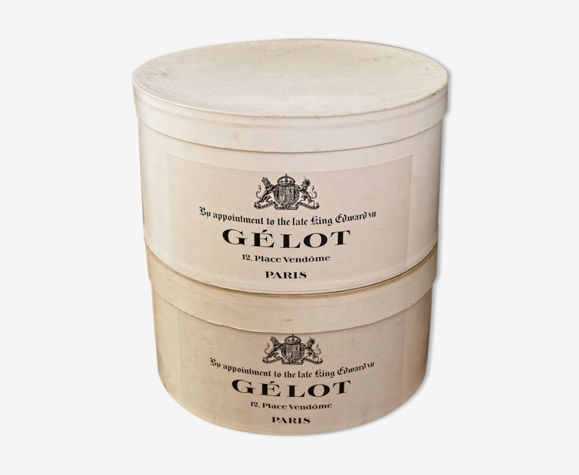 Boites A Chapeau Gelot Paris Avec Chapeaux Feutre Selency