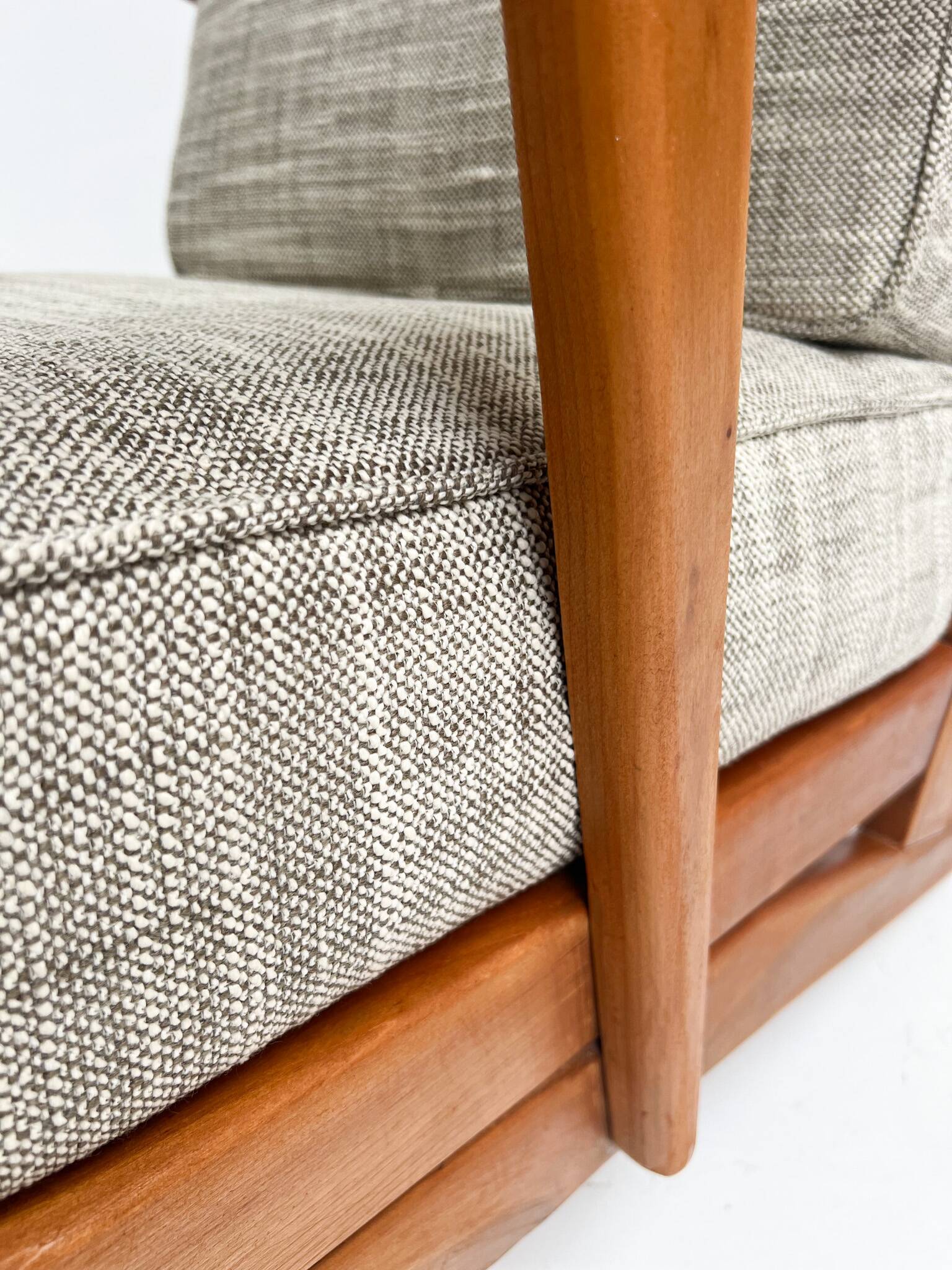 Wooden Midcentury armchairs with spindles from the 1960s