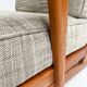 Wooden Midcentury armchairs with spindles from the 1960s