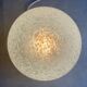 Large vintage glass egg table lamp - Domec