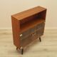 Teak display cabinet with glass doors, Denmark, 1970s