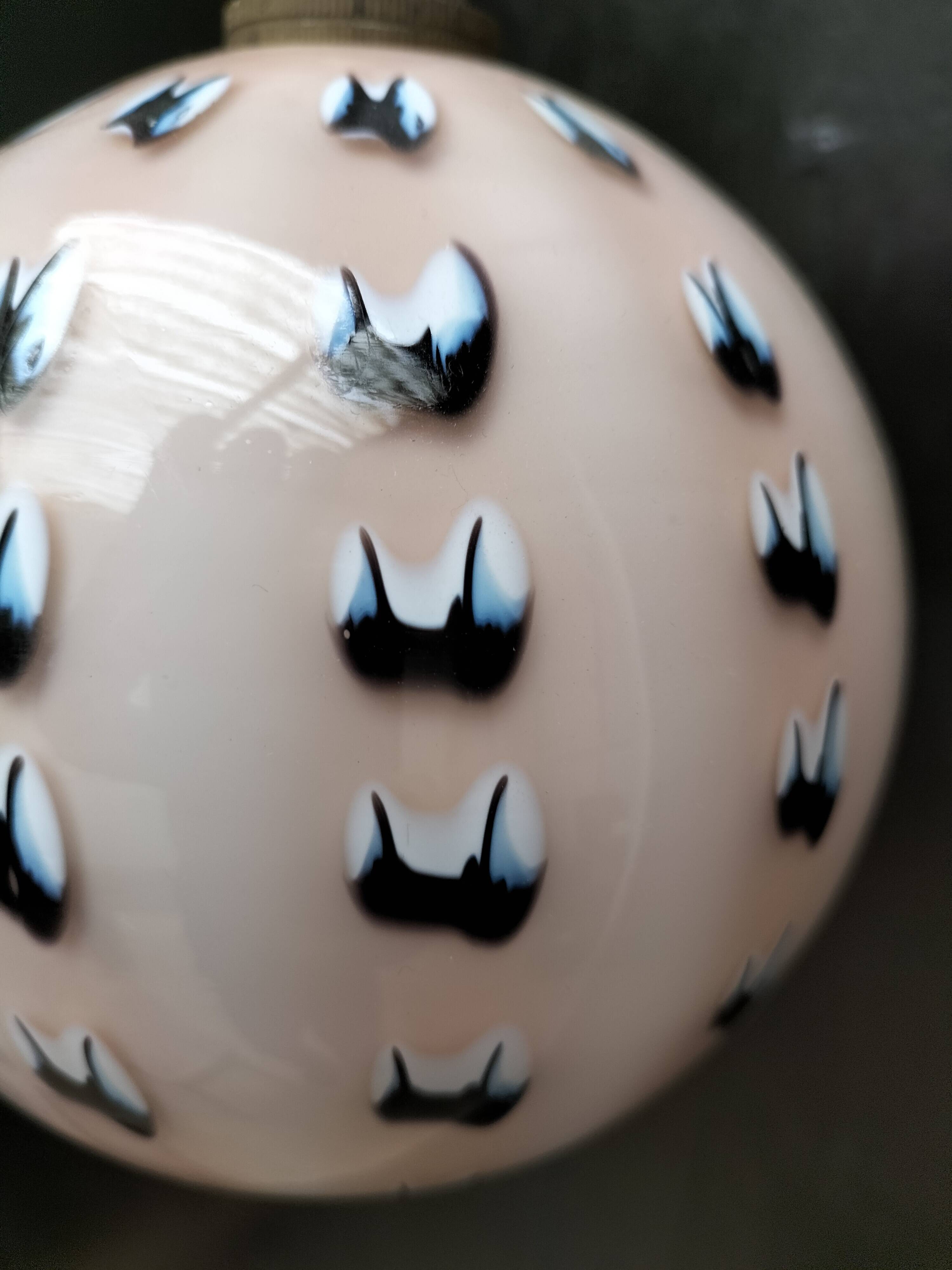 Opaline pendant light