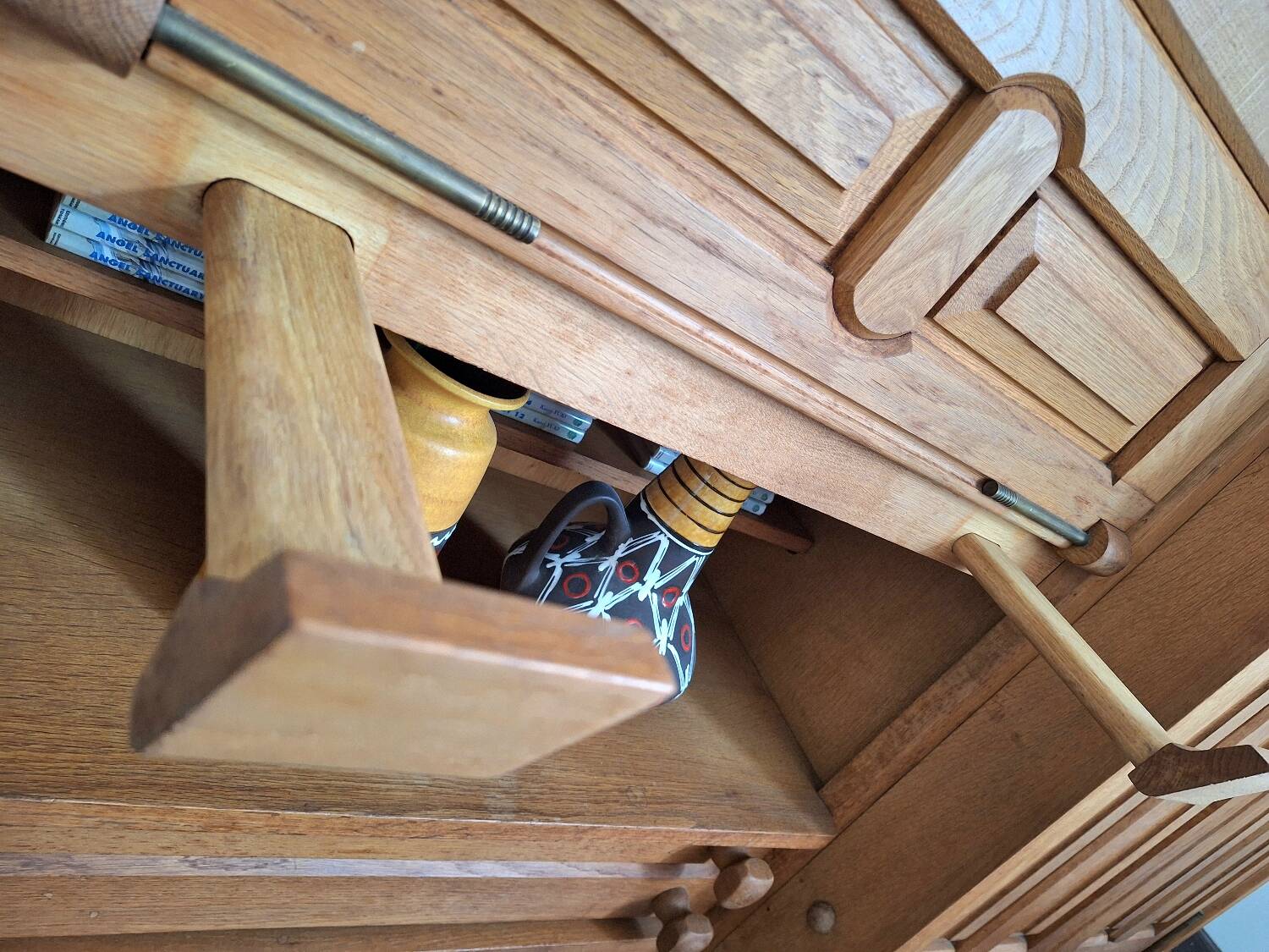 Guillerme et Chambron secretary cabinet, bar sideboard, office bookcase