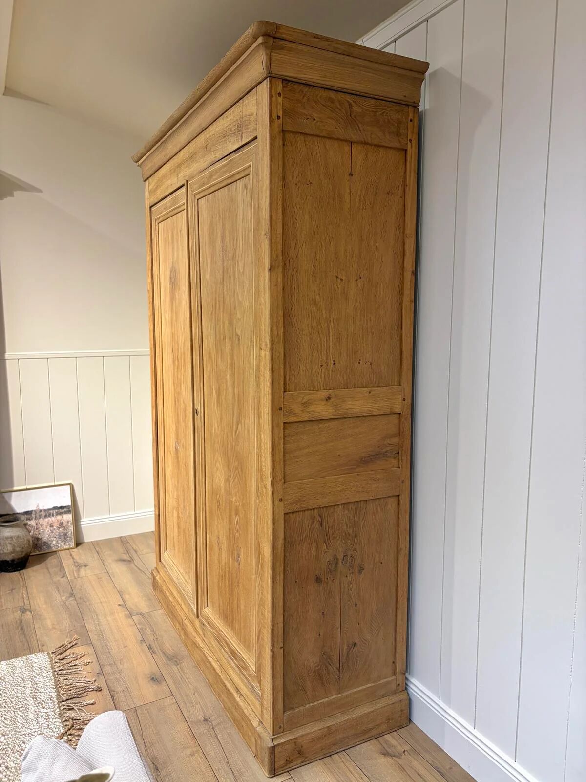 Solid oak wardrobe