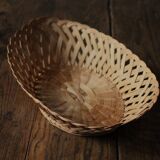 Vintage oval openwork basket