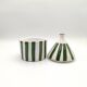 Bohemian style ceramic bowl with lid