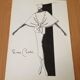 Illustration de mode de presse par Pierre Cardin