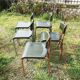 Suite de 5 chaises modernistes