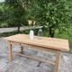 Table de ferme rénové 180cm double tiroir