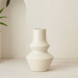 White ceramic vase