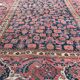 Tapis ancien Beshir afghan fait main 197x396 cm