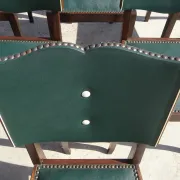 Chaises Art Déco restaurées, lot de 6