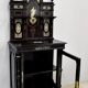 Ceremonial showcase in blackened pearwood, Napoleon III period - 1850