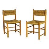 Pair of Dordogne Chairs for Robert Sentou, 1970s