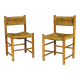 Paire de chaises Dordogne éditées par Robert Sentou, années 1970