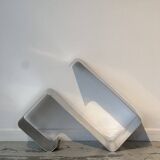 Ensemble d'étagères murales ZigZag par Joëlle Ferlande & François Monnet pour Kappa Uginox années 1970