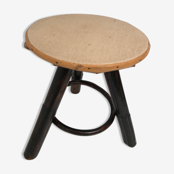 Vintage bamboo stool