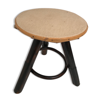 Vintage bamboo stool