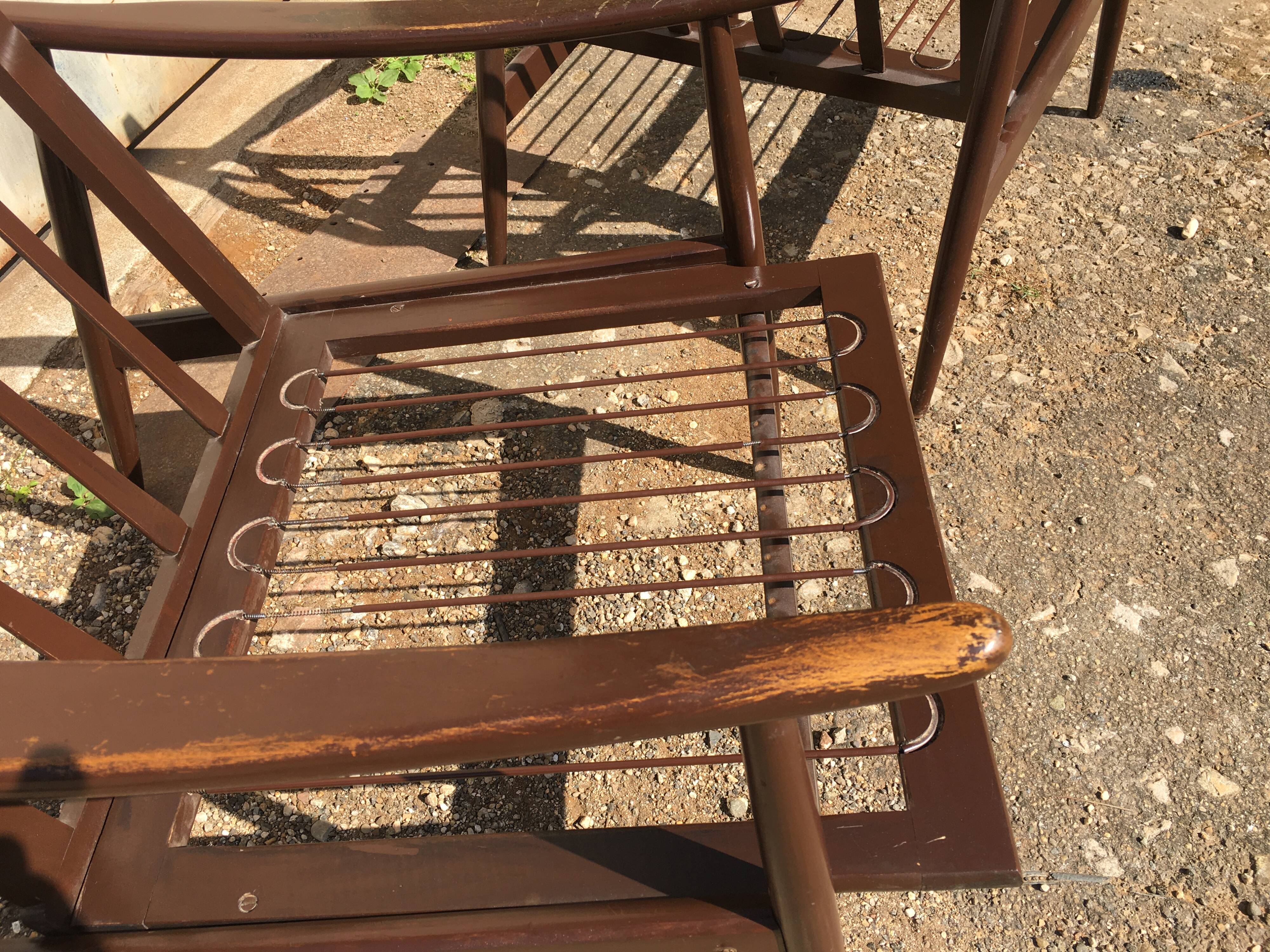 Scandinavian 60s wood chairs to restore