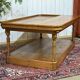 19th-century work table in English pine.