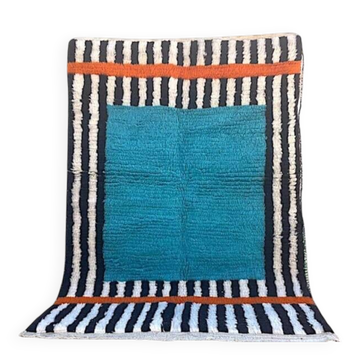 Tapis en laine pure fait main traditionnelle taille 150 x 250 cm