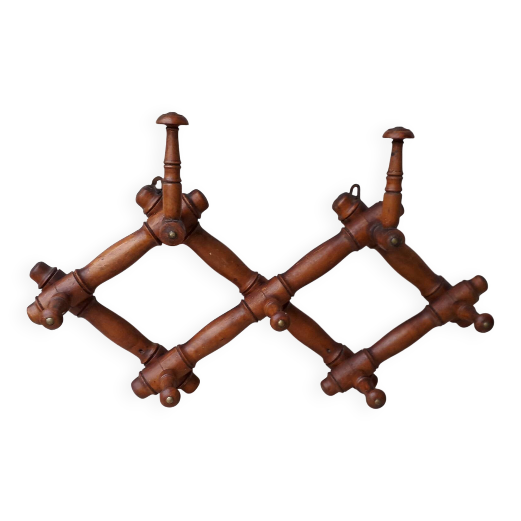 Portemanteau extensible en bois