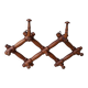 Portemanteau extensible en bois