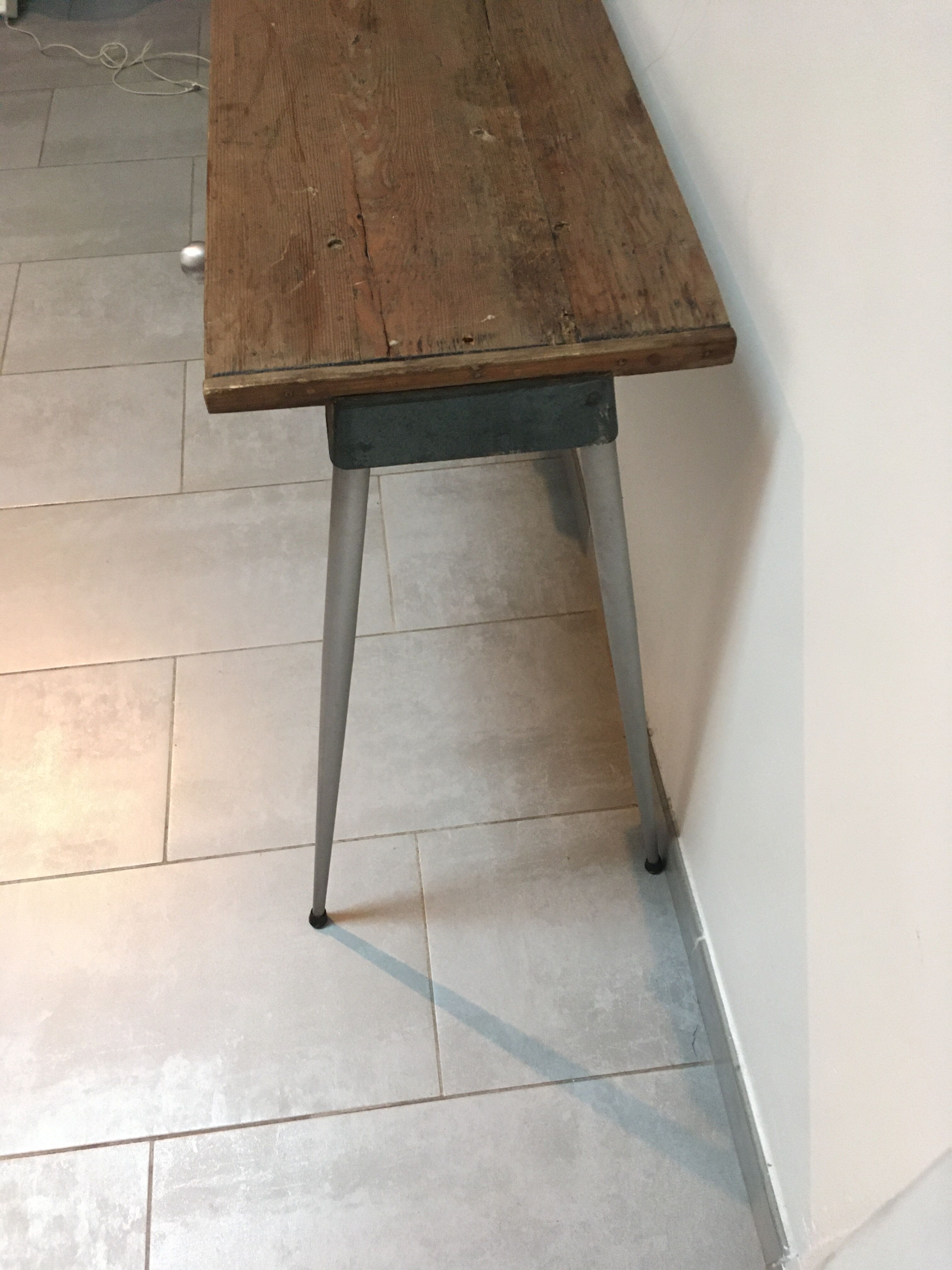 School desk double feet aluminum compass compass