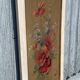 Tableau bouquet de fleurs sur huile : signé G.CORDIER