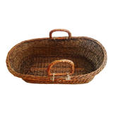 Vintage wicker bassinet