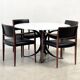 Vintage round marble dining table model T69 by Osvaldo Borsani for Tecno, 1970s