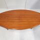 Scandinavian coffee table in teak & glass 1960 vintage