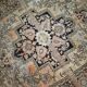 Handmade antique Persian Sarouk Farahan 3.4' x 5.3' (103cm x 161cm) 1880s - 1B733