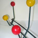 Coat rack 8 patères colors 50s - Good condition
