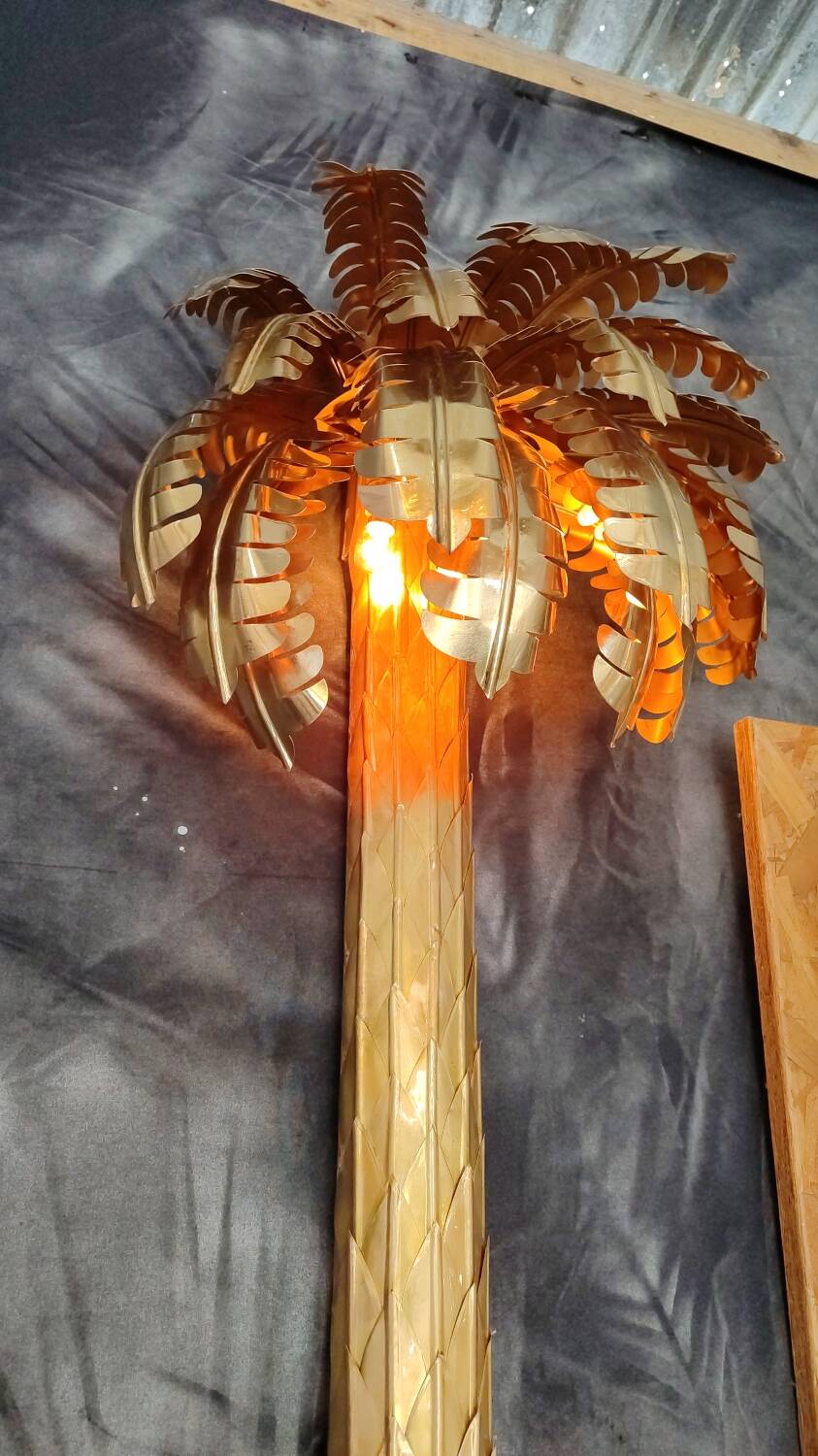 Appliques palmier en laiton