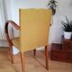 Bridge armchair with mustache back