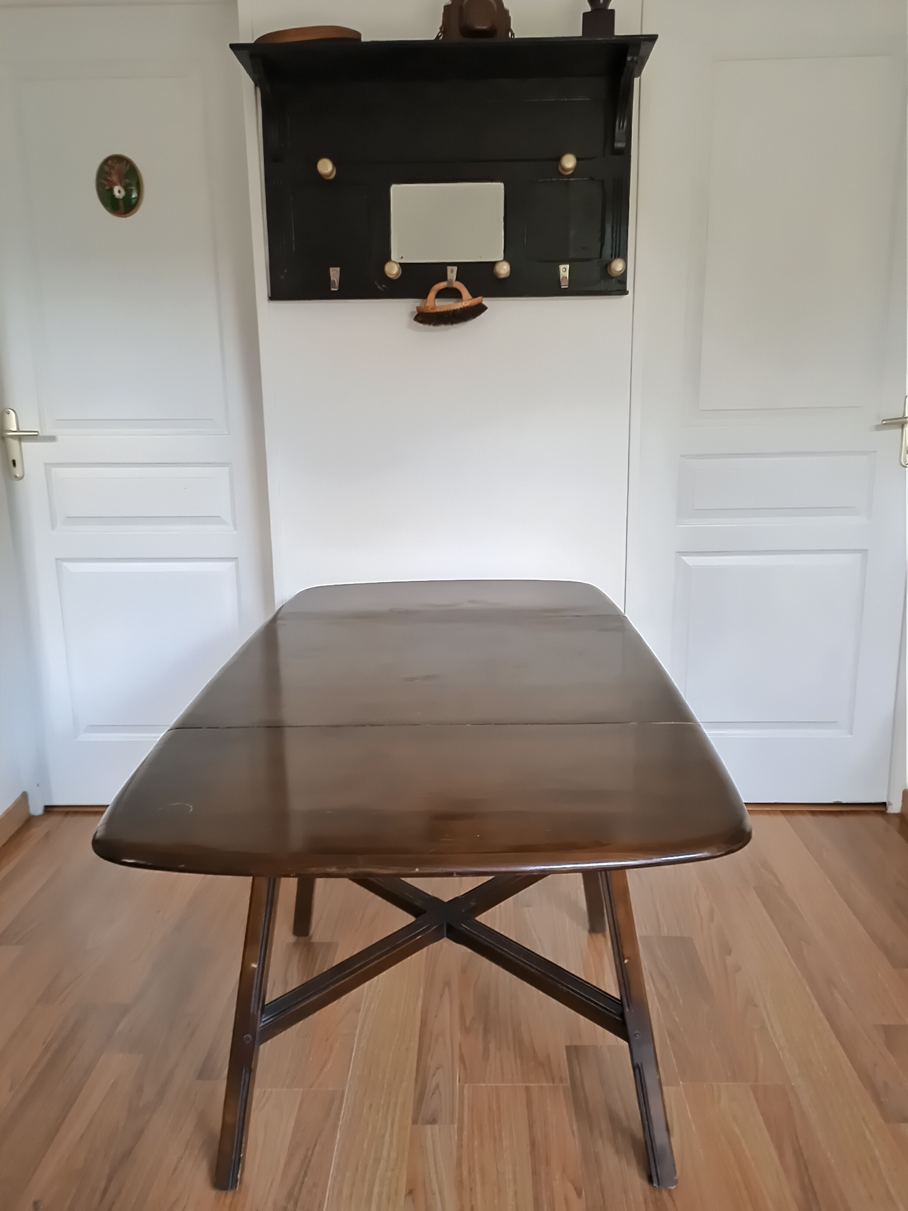 Wooden table with flaps