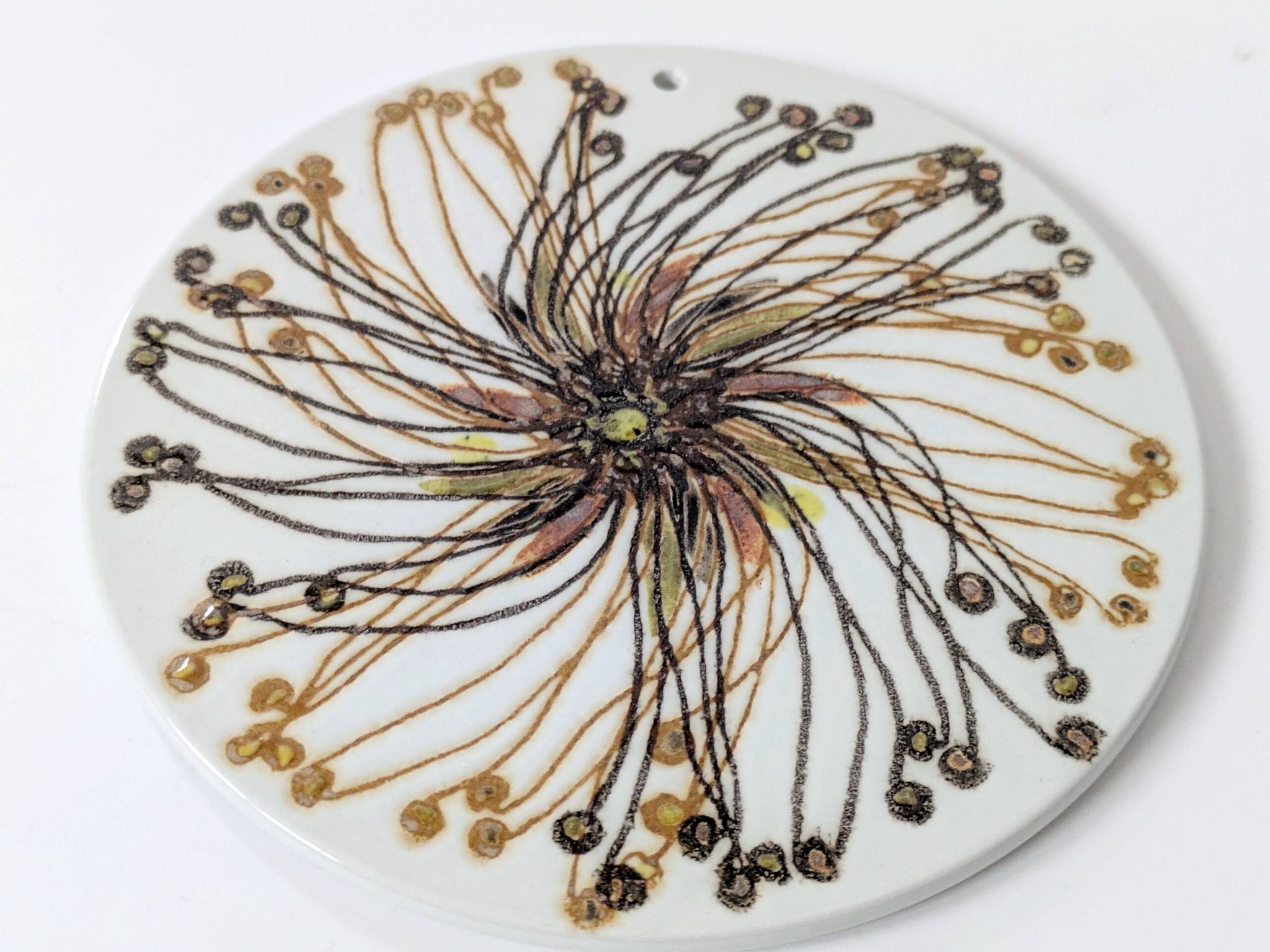 Set of 2 Royal Copenhagen trivets, Denmark, 1970s