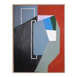 Peinture originale Perspectives rouille